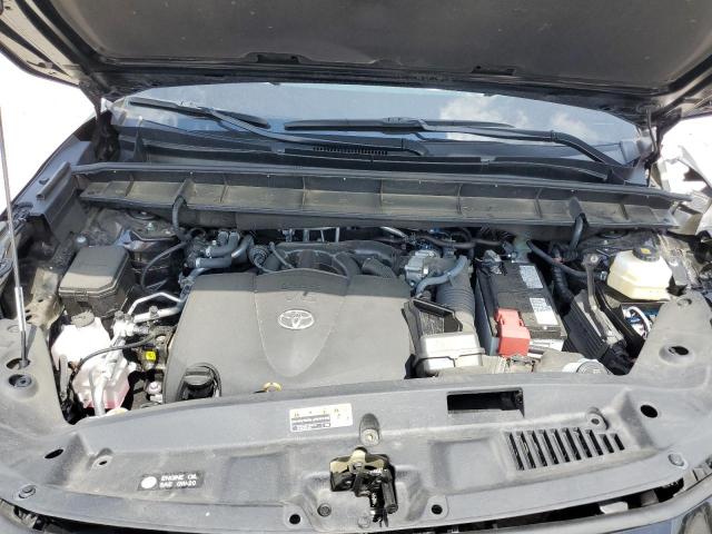 5TDGZRBH6NS204723 - 2022 TOYOTA HIGHLANDER XLE Սև լուսանկար 11