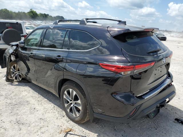 5TDGZRBH6NS204723 - 2022 TOYOTA HIGHLANDER XLE Սև լուսանկար 2