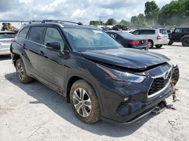 5TDGZRBH6NS204723 - 2022 TOYOTA HIGHLANDER XLE Սև լուսանկար 4
