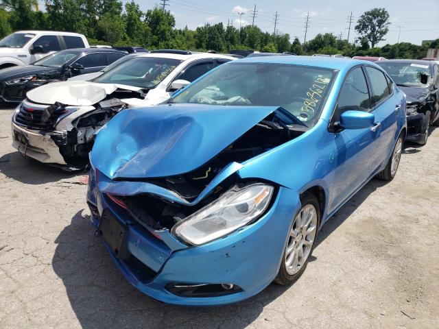 1C3CDFFA2GD817451 - 2016 DODGE DART SXT SPORT BLUE photo 1