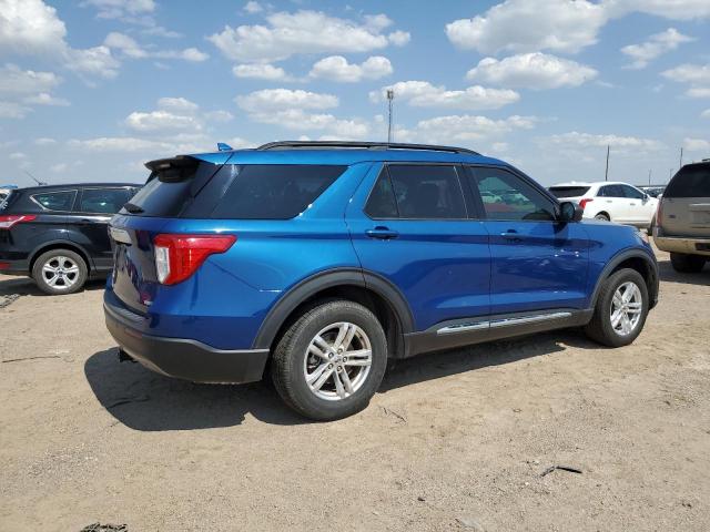 1FMSK8DH2LGC79752 - 2020 FORD EXPLORER XLT ლურჯი ფოტო 3