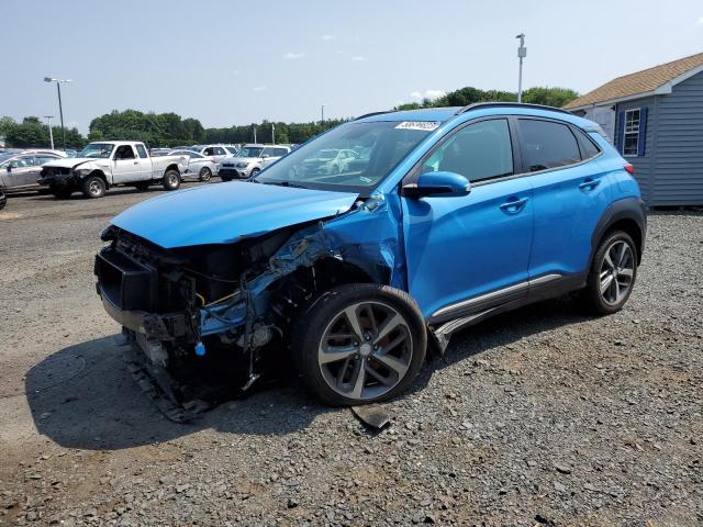 KM8K3CA56MU625055 - 2021 HYUNDAI KONA LIMITED BLUE photo 1