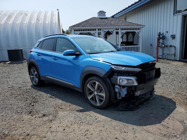 KM8K3CA56MU625055 - 2021 HYUNDAI KONA LIMITED BLUE photo 4