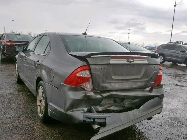 3FAHP0JG5CR106867 - 2012 FORD FUSION SEL  photo 3