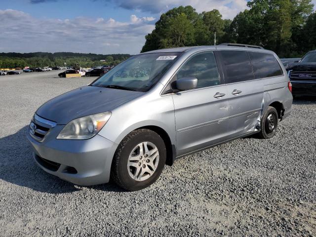 5FNRL38747B013640 - 2007 HONDA ODYSSEY EXL BLUE photo 1