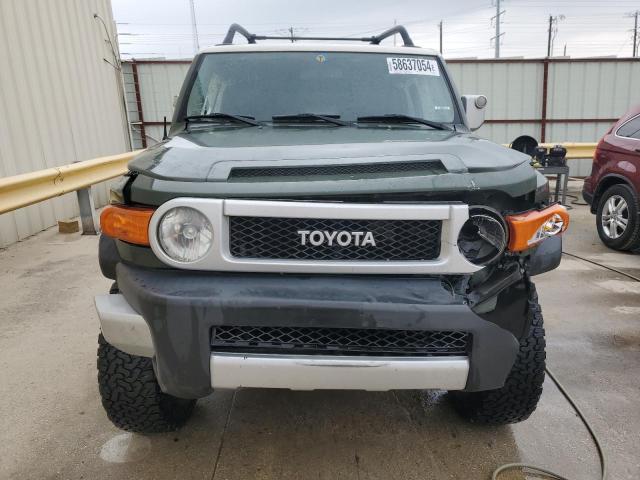 JTEBU4BF9CK130563 - 2012 TOYOTA FJ CRUISER GREEN photo 5