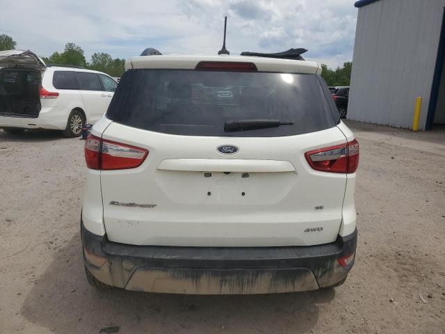 MAJ6S3GL9KC270597 - 2019 FORD ECOSPORT SE თეთრი ფოტო 6