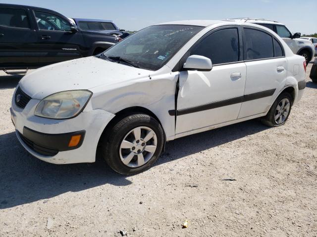 KNADE123766149590 - 2006 KIA RIO WHITE photo 1