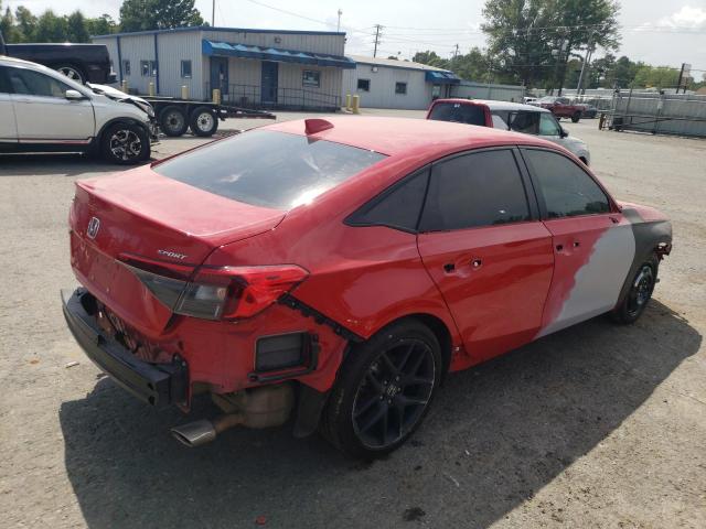2HGFE2F50NH575892 - 2022 HONDA CIVIC SPORT 红色 照片 3