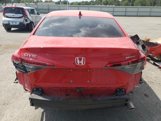 2HGFE2F50NH575892 - 2022 HONDA CIVIC SPORT 红色 照片 6