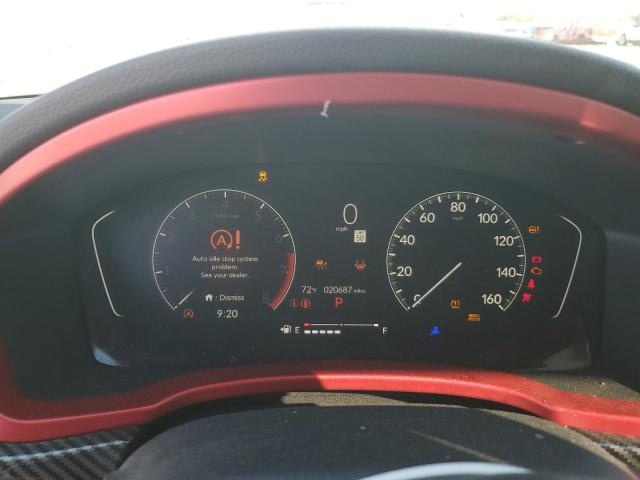 19XFL1H73RE017307 - 2024 HONDA CIVIC EXL WHITE photo 9