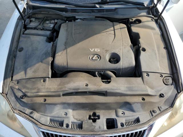 JTHBF5C28A2097132 - 2010 LEXUS IS 250 WHITE photo 11