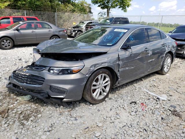 1G1ZD5ST1JF122230 - 2018 CHEVROLET MALIBU LT GRAY photo 1