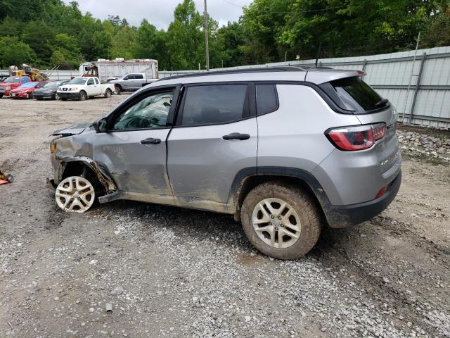 3C4NJDAB8JT192475 - 2018 JEEP COMPASS SPORT SILVER photo 2