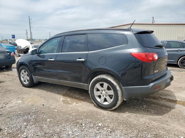 1GNKRJED8CJ148290 - 2012 CHEVROLET TRAVERSE LT BLACK photo 2