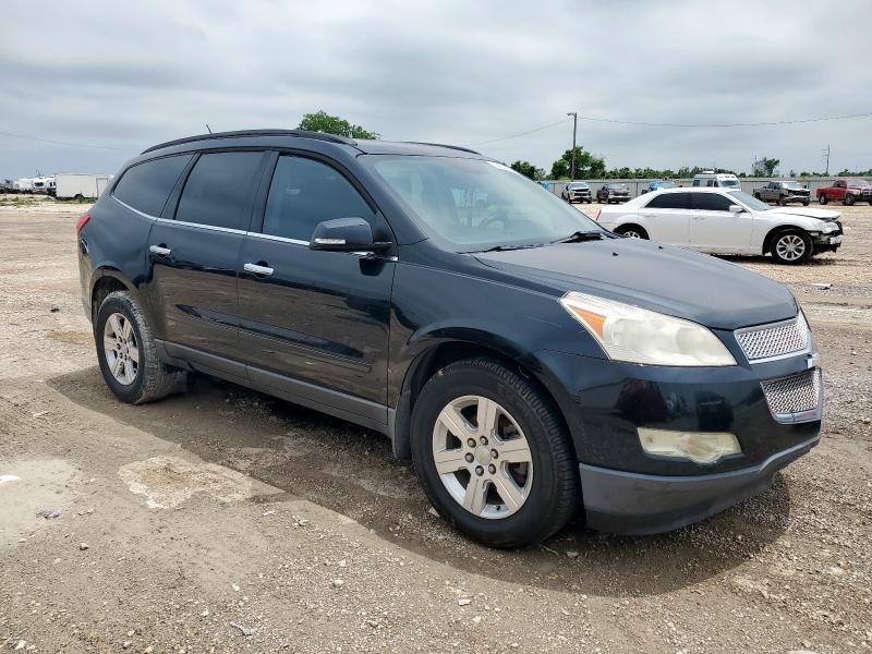 1GNKRJED8CJ148290 - 2012 CHEVROLET TRAVERSE LT BLACK photo 4