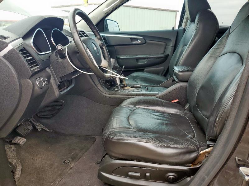 1GNKRJED8CJ148290 - 2012 CHEVROLET TRAVERSE LT BLACK photo 7