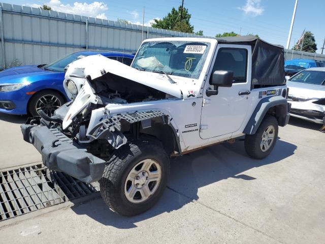 1C4AJWAG0CL147647 - 2012 JEEP WRANGLER SPORT WHITE photo 1