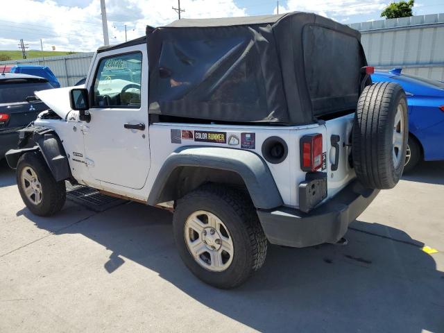 1C4AJWAG0CL147647 - 2012 JEEP WRANGLER SPORT WHITE photo 2