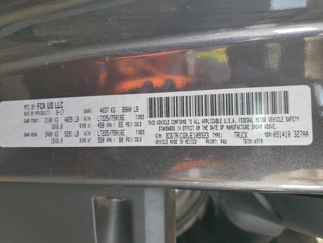 3C6TRVDG9JE109323 - 2018 RAM PROMASTER 2500 HIGH 黑色 照片 12