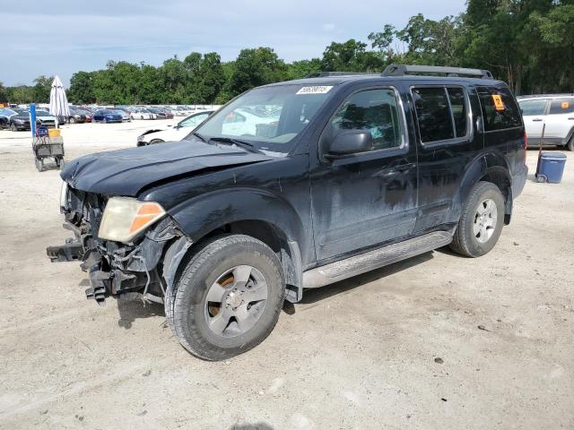 5N1AR18W65C786459 - 2005 NISSAN PATHFINDER LE BLACK photo 1