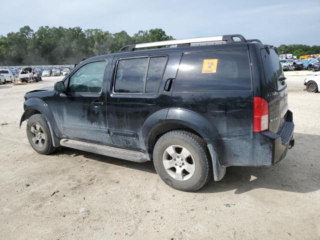 5N1AR18W65C786459 - 2005 NISSAN PATHFINDER LE BLACK photo 2