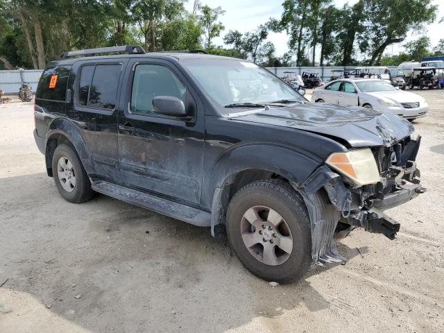 5N1AR18W65C786459 - 2005 NISSAN PATHFINDER LE BLACK photo 4