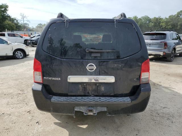 5N1AR18W65C786459 - 2005 NISSAN PATHFINDER LE BLACK photo 6