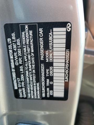 SJKCH5CR5HA035231 - 2017 INFINITI QX30 BASE 银色 照片 12