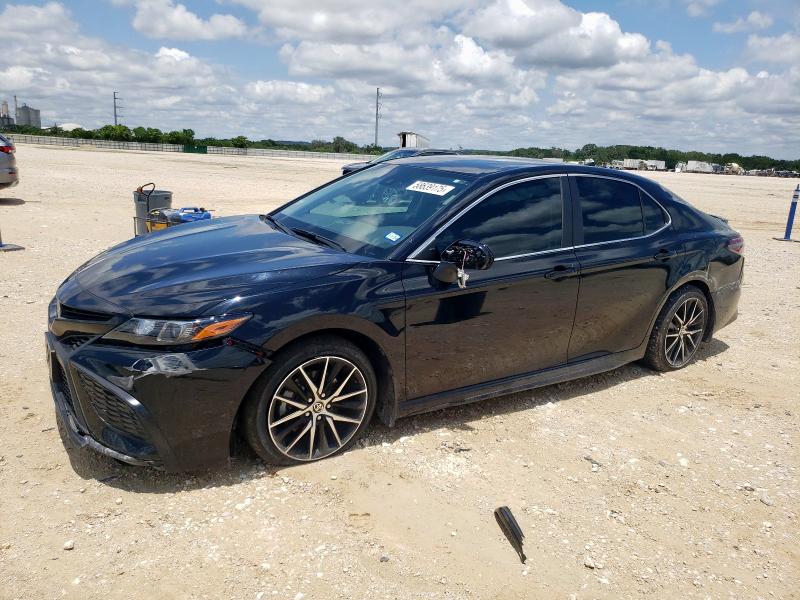 4T1T11AK0PU744793 - 2023 TOYOTA CAMRY SE NIGHT SHADE BLACK photo 1