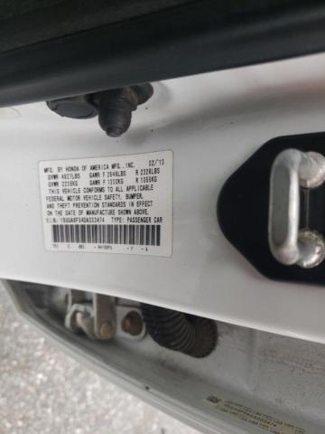 19UUA9F54DA003474 - 2013 ACURA TL TECH WHITE photo 10