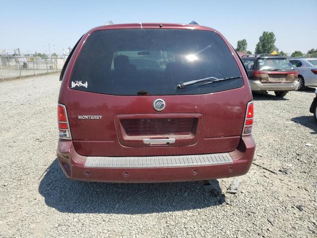 2MRDA22256BJ04061 - 2006 MERCURY MONTEREY LUXURY MAROON photo 6