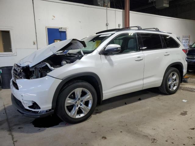 5TDDKRFH4FS175547 - 2015 TOYOTA HIGHLANDER LIMITED WHITE photo 1