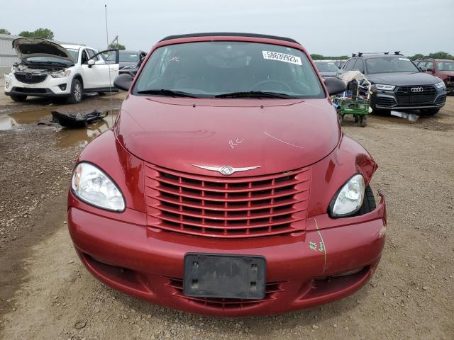 3C3EY55E45T342615 - 2005 CHRYSLER PT CRUISER TOURING RED photo 5