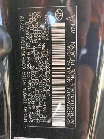 JTKJF5C70E3076955 - 2014 TOYOTA SCION TC 黑色 照片 12