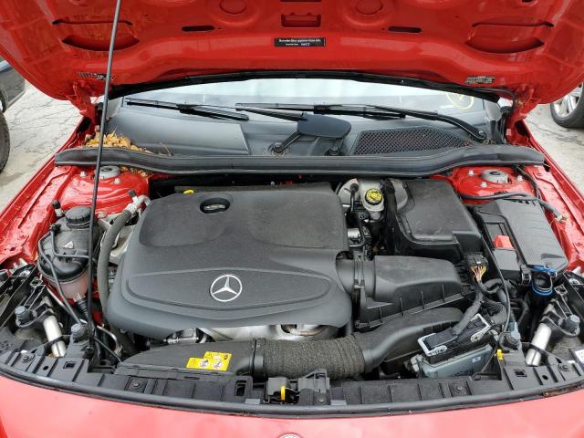 WDCTG4GB7KJ630581 - 2019 MERCEDES-BENZ GLA 250 4MATIC RED photo 11