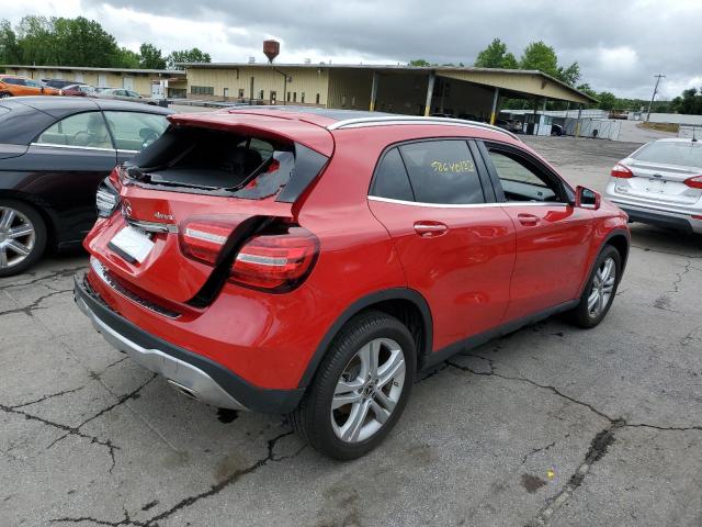 WDCTG4GB7KJ630581 - 2019 MERCEDES-BENZ GLA 250 4MATIC RED photo 3