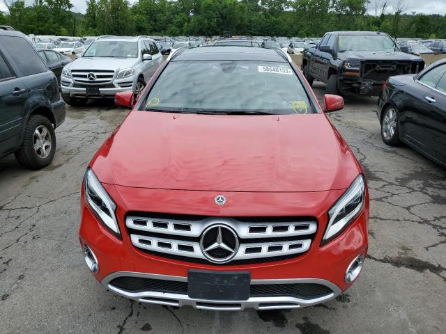 WDCTG4GB7KJ630581 - 2019 MERCEDES-BENZ GLA 250 4MATIC RED photo 5