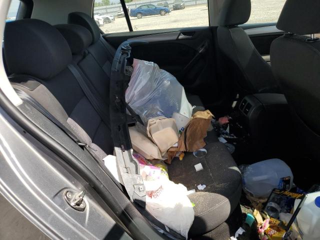 WVWDM7AJ5EW003132 - 2014 VOLKSWAGEN GOLF GRAY photo 10