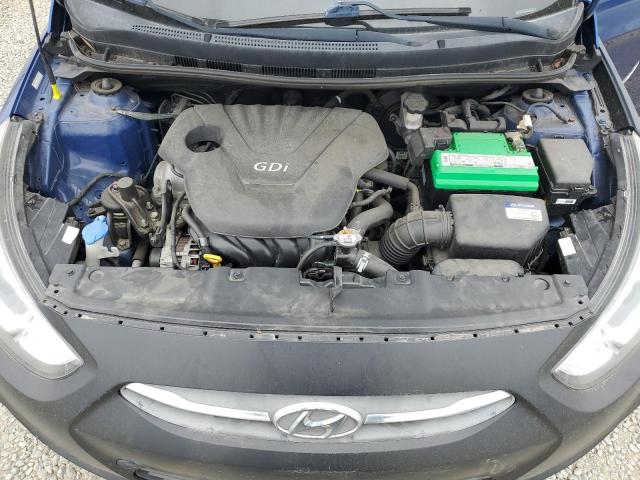 KMHCT4AEXGU044690 - 2016 HYUNDAI ACCENT SE BLUE photo 11