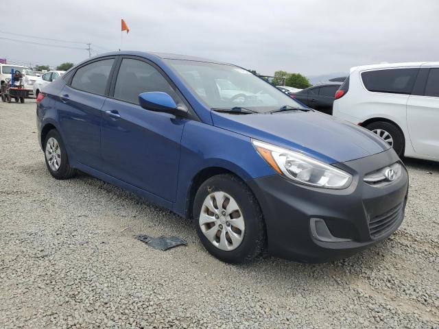 KMHCT4AEXGU044690 - 2016 HYUNDAI ACCENT SE BLUE photo 4