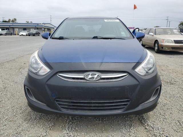 KMHCT4AEXGU044690 - 2016 HYUNDAI ACCENT SE BLUE photo 5