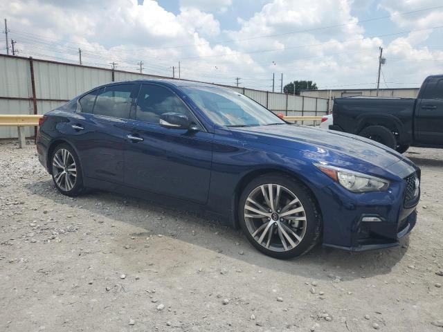 JN1EV7CP0PM510671 - 2023 INFINITI Q50 SENSORY BLUE photo 4