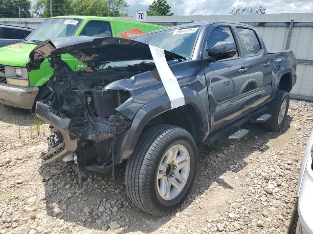 3TMAZ5CN4NM183356 - 2022 TOYOTA TACOMA DOUBLE CAB GRAY photo 1