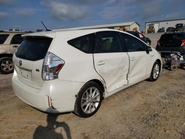 JTDZN3EU5D3272599 - 2013 TOYOTA PRIUS V WHITE photo 3