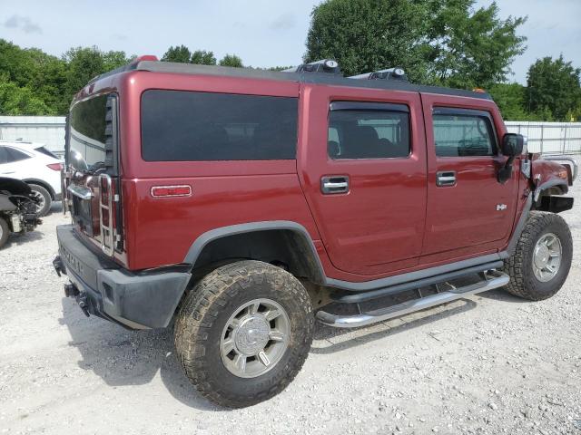 5GRGN23U65H120712 - 2005 HUMMER H2 MAROON photo 3