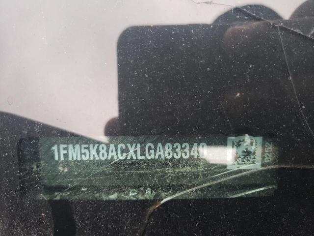 1FM5K8ACXLGA83340 - 2020 FORD EXPLORER POLICE INTERCEPTOR 黑色 照片 12