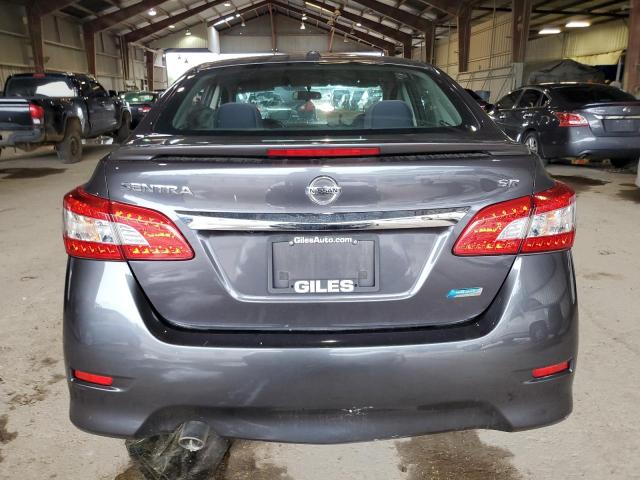 3N1AB7AP4DL728838 - 2013 NISSAN SENTRA S GRAY photo 6