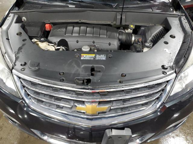 1GNKVGKD4EJ348282 - 2014 CHEVROLET TRAVERSE LT BLACK photo 11