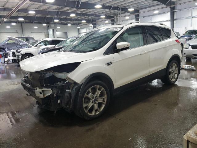 1FMCU9JXXEUD69672 - 2014 FORD ESCAPE TITANIUM WHITE photo 1